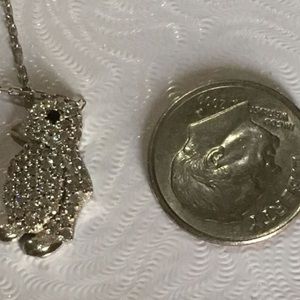 qvc Jewelry - QVC cubic zirconia penguin pendant w/ necklace qvc Jewelry - QVC cubic zirconia penguin pendant w/ necklace